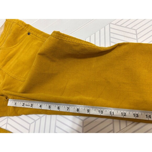 Kuhl Pants Womens 6 Corduroy Mustard Hiking Outdoor Low Rise Gorpcore z - Picture 4 of 13